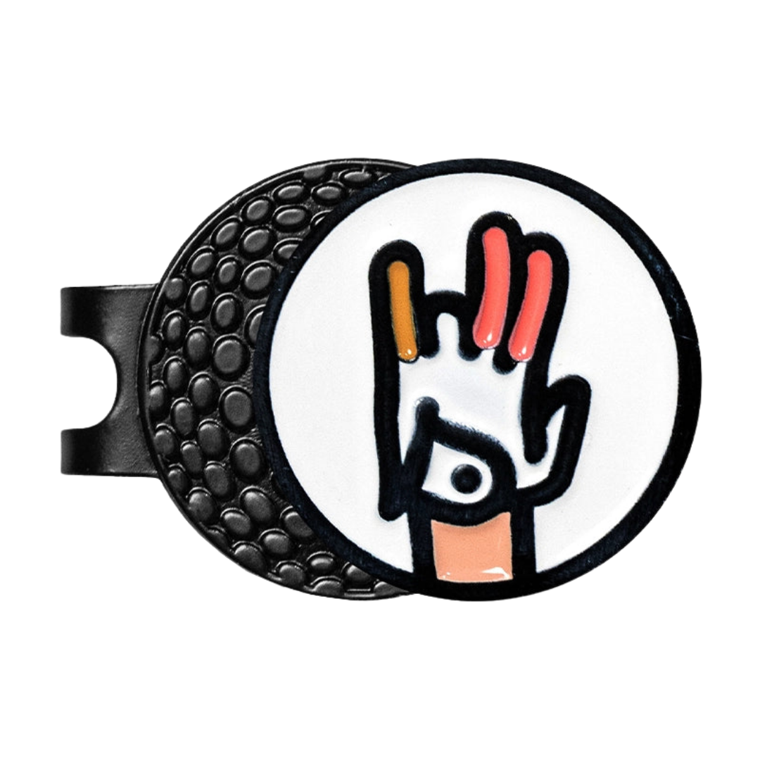 GOLF GODS - GOLF GODS Metal Hat Clip Golf Ball Marker - Shocker - The Agora Bangkok